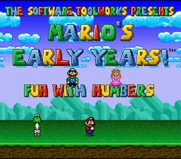 Mario's Early Years - Fun with Numbers (USA) screen shot title